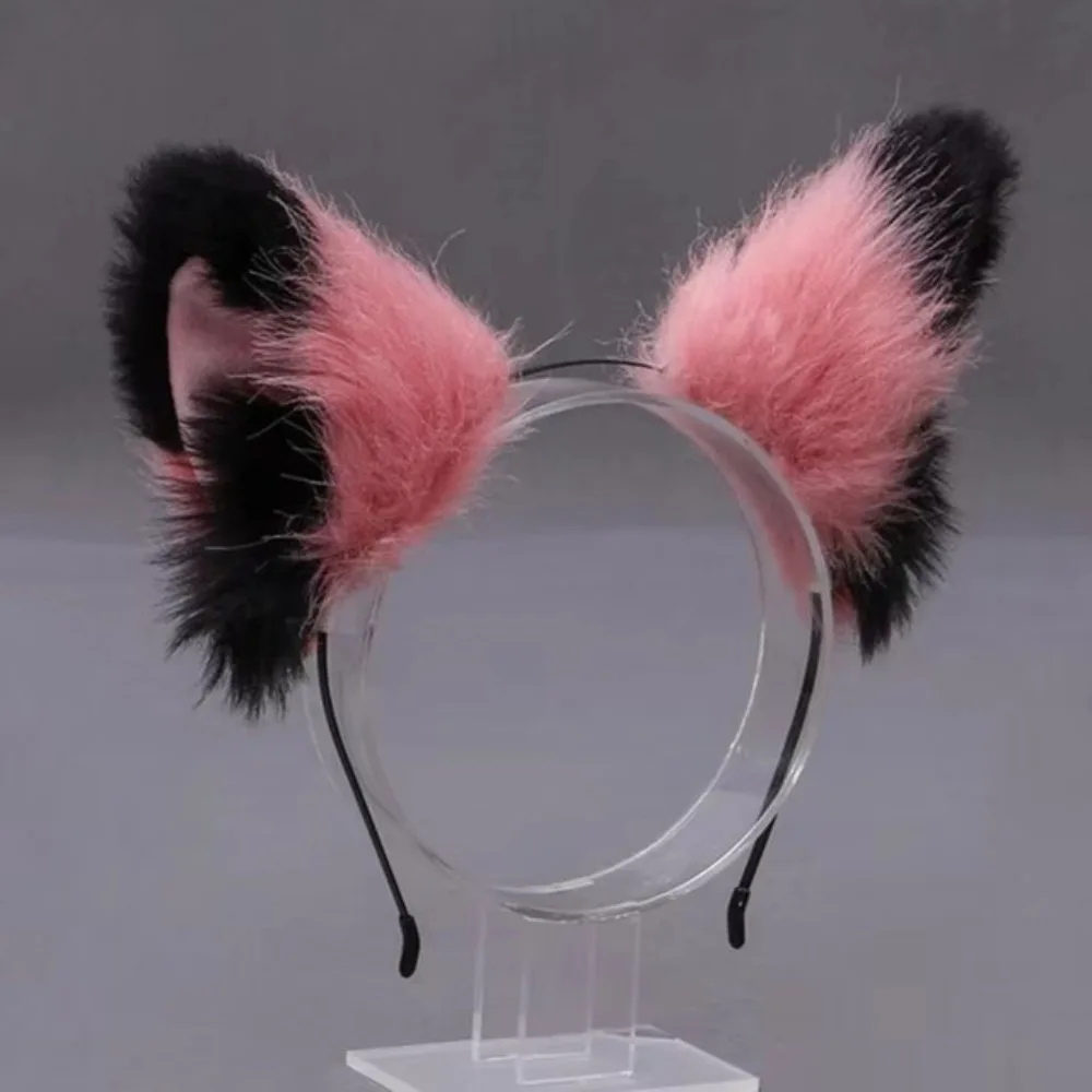 Hair Accessories Anime Cat Ears Headband JK Lolita Hair Band Three-dimensional Animals Furry Cosplay Headwear Student