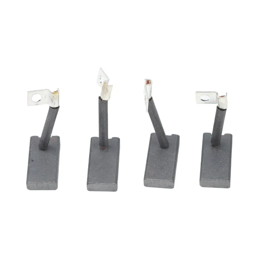 4 Pcs High Performance Carbon Brushes For For Golf Cart Starting Motor Replacement Easy Installation Conductive Accessories