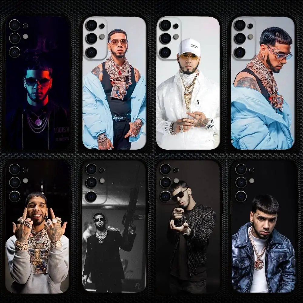 

Super A-Anuel AA Phone Case For Samsung S25,S24,S23,S22,S21,S20,Plus,Fe,Lite,Others Soft Black Cover