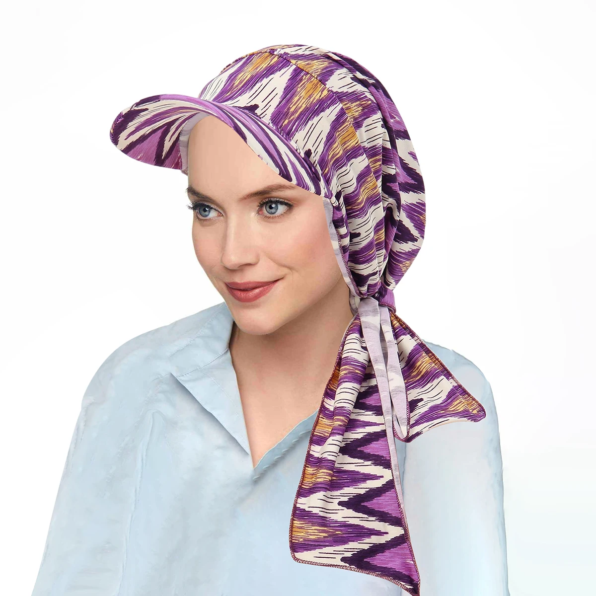 New Print Baseball Hijab Cap For Women Bonnet Muslim Sun Hat Scarf Wrap Baseball Caps Trendy Bandana Hijab Bonnet Turban