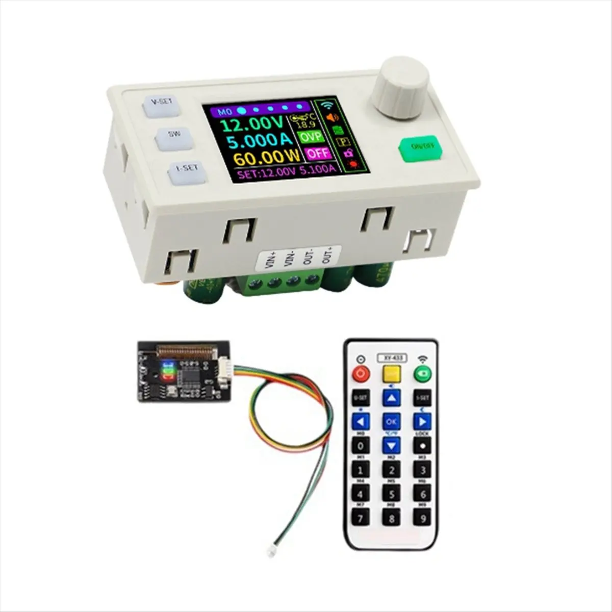 【Power Supply】 SK150S Adjustable DC Regulated Power Supply+433M Kit Constant Voltage Constant Current 8A 150W Step-Down Module