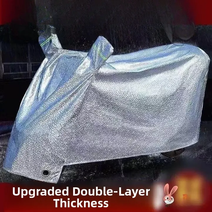 Thickened  Vehicle Rainproof Sunshade Motorcycle Cover Dustproof Car Coat Sunshade Rain Cover Motorcycle Shield