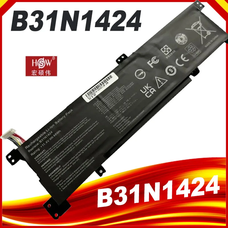 

B31N1424 Аккумулятор для ноутбука Asus K401L A401L K401LB K401LB5010 K401LB5200 K401LB5500 A400U K401U K401UB K401UQ 11,4 V 48Wh