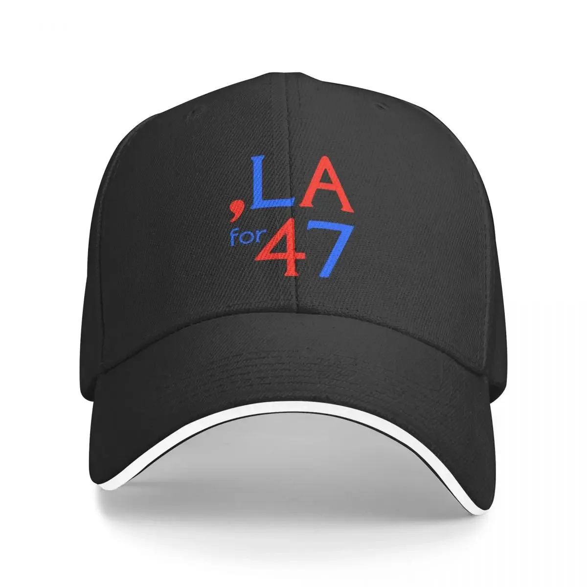 

Comma LA For 47 - Бейсбольная кепка Kamala Harris 2024, кепка дальнобойщика, шляпа папы, бейсболка, женские шапки, мужские