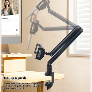 便攜式平板電腦支架折疊臂桌面床用懶人夾支架,適用於17.3吋手機平板電腦顯示器支撐夾 10 最佳銷售 床上平板電腦支架 - №9