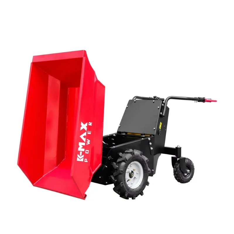 CE Certified 48V 20Ah 500kg Load Capacity Rubber Tracked Agricultural Mini Hand Truck   Mini Dumper