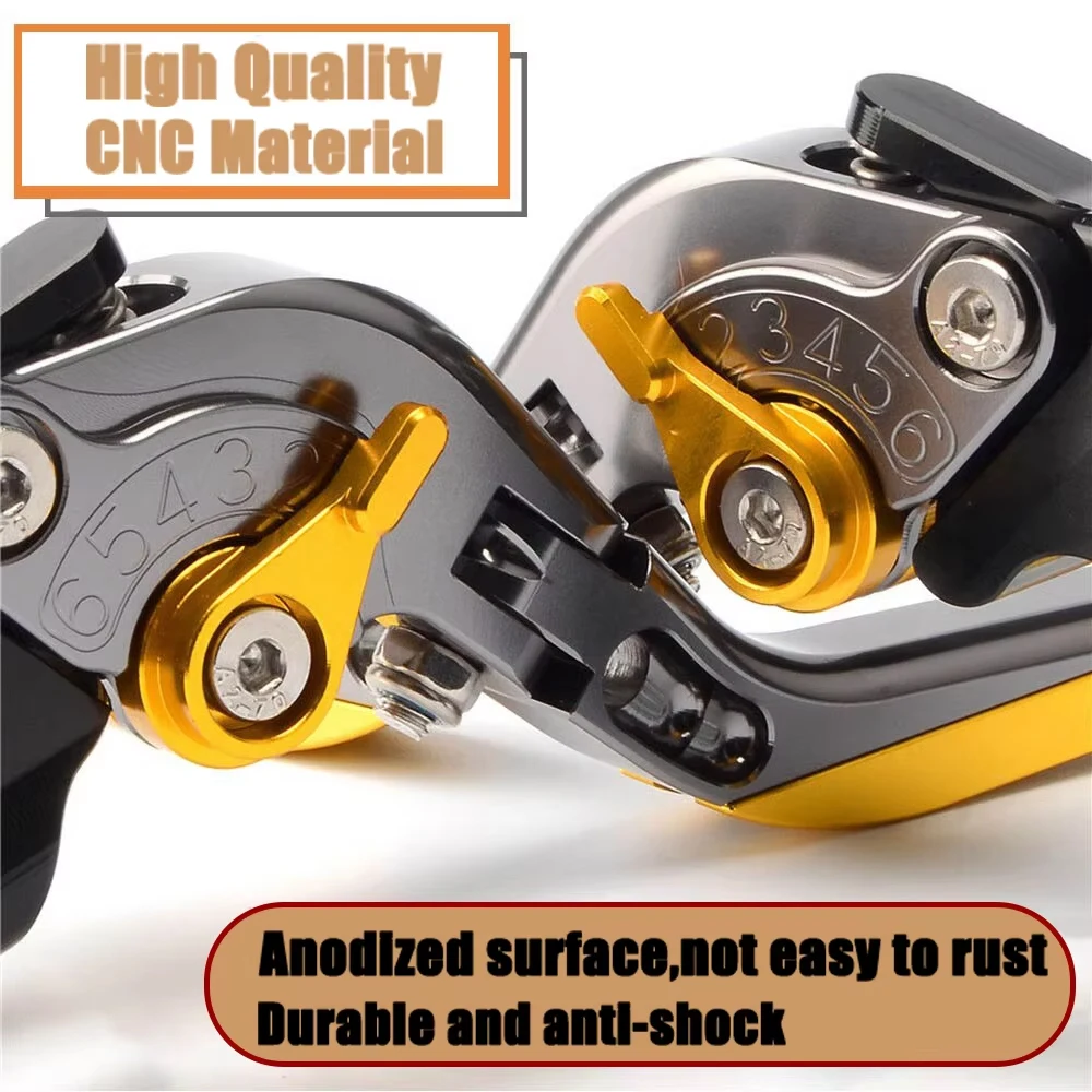 For CBR500R CBR400R 2013-2021 Motorcycle Accessories CNC Brake Clutch Levers Adjustable Extendable Handlebar Grips