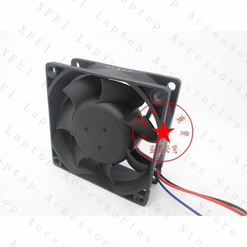 F  for Delta AFB0712H 7025 DC12V 0.20A 7CM 3-Pin Mute Case Cooling Fan