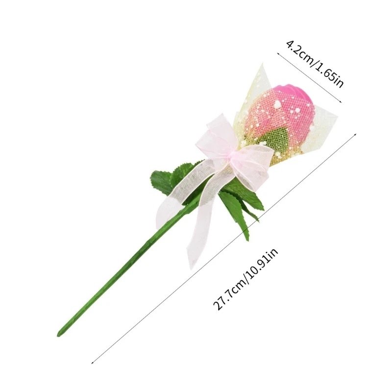 Stylish Ceremony Rings Box Rings Display Box Rose Flower Jewelry Box