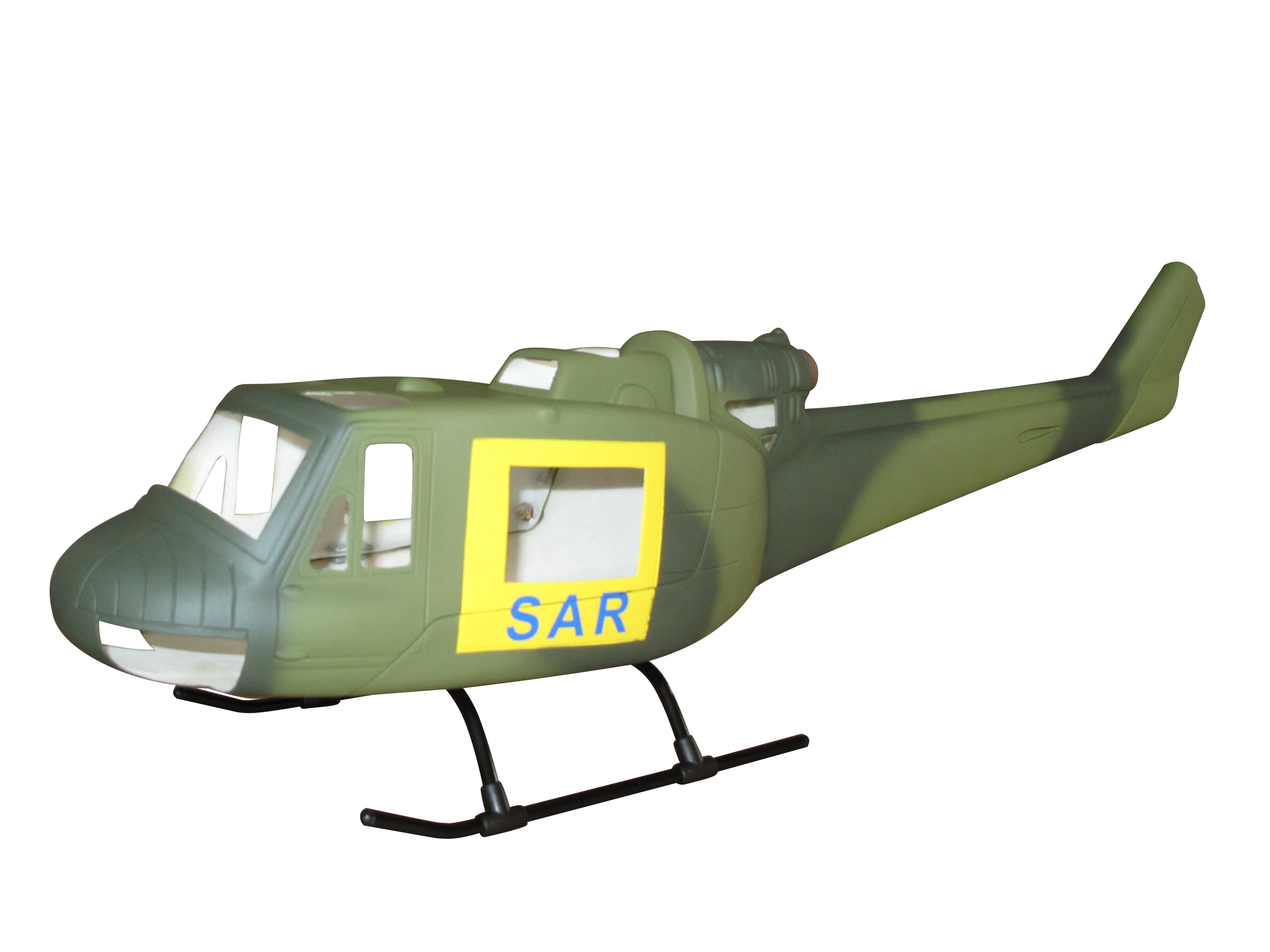 450 Size Fiberglass Fuselage for Bell Uh-1 / UH1A Scale Helicopter