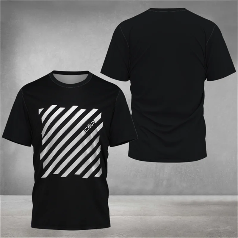 

Summer Men's Cmp Sports T Shirts Loose Fashion Breathable Outdoor Hiking T-Shirt Large Size O-Neck Quick Drying Short Sleeve Top