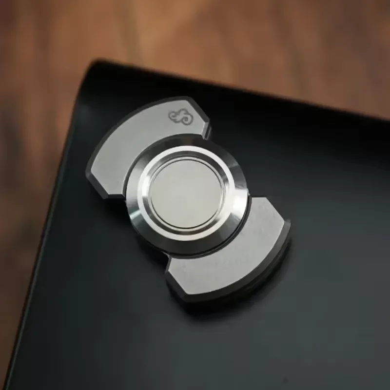 Metal Magnetic Fidget Slider for Adults - Transform Spinner Push Card Toy, Mini EDC Stress Anxiety Relief Gift & Office Desk Toy view 5