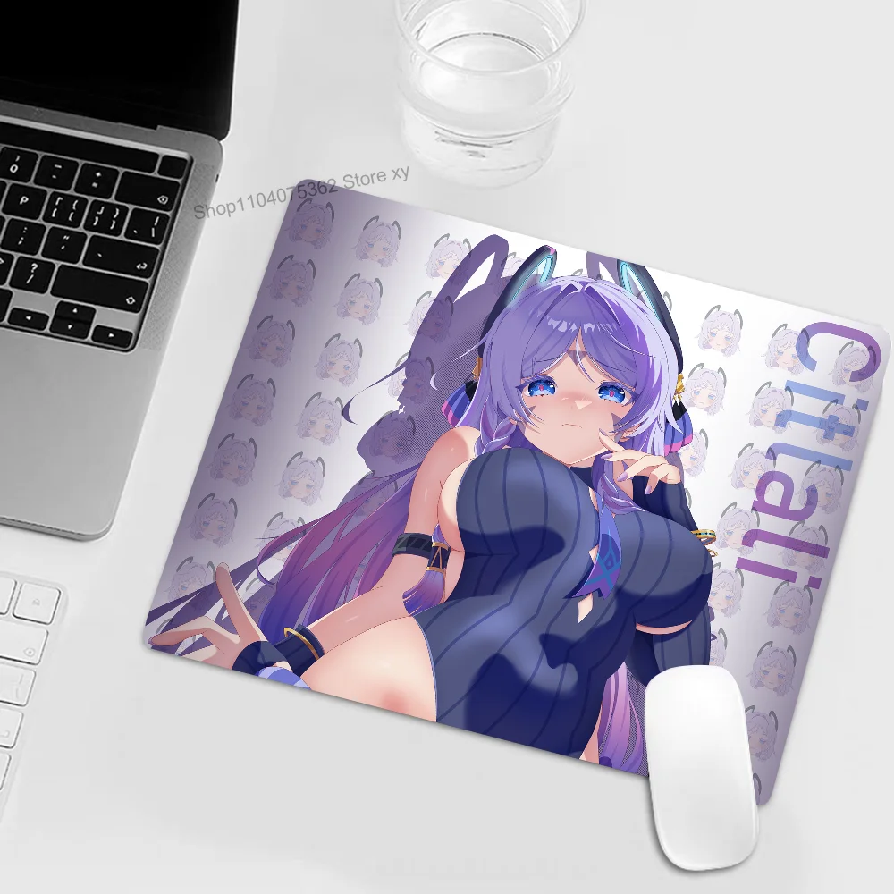 Citlali Genshin Impact Mousepad RGB Small Size Gaming Mouse Pad With LED Light Desk Mat Super Smooth Non-slip Rubber Bottom