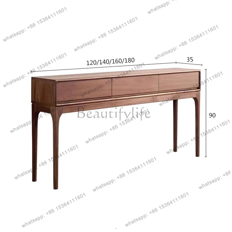 Mid Century Classic Console Table Rustic Storage Hallway Glamour Console Table American Vintage Meuble Salon Furniture Home