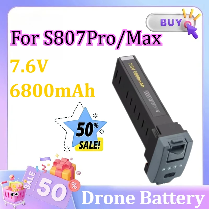 

New 7.6V 6800mAh U8 K8 X3Pro Beast 4+ Deer 106 Suitable for S807Pro/Max Eagle 5 Drone Battery