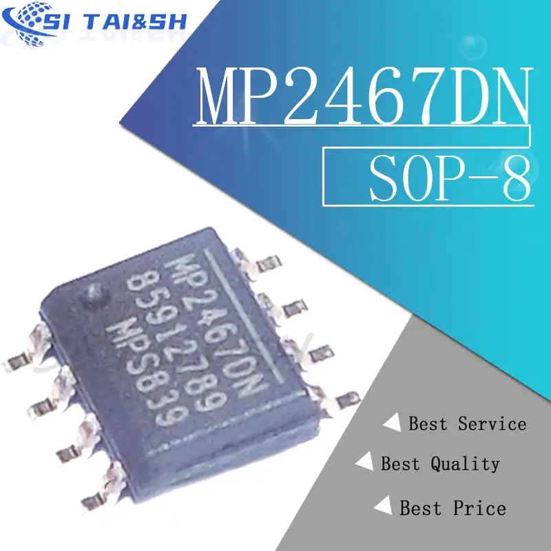 

5 шт. MP2467DN MP2467DN-LF-Z MP2467 Водонепроницаемый корпус