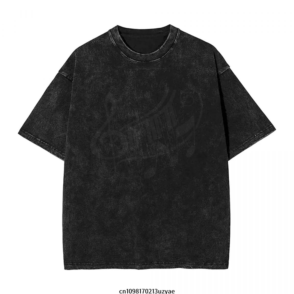 

Piano Keys Men's Vintage Cotton Short Sleeve T-Shirt Summer Hip Hop Tee shirt