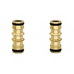 1 PCS Brass bidirectional hose connector joint repair accessory quick adapter suitable for EU and USA standard threads