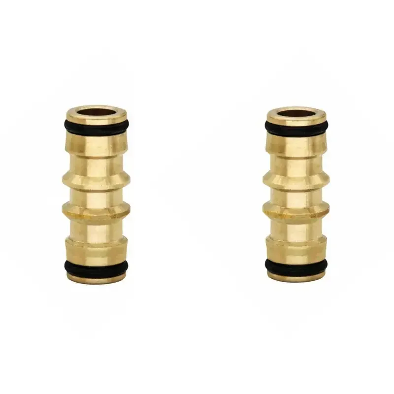 1 PCS Brass bidirectional hose connector joint repair accessory quick adapter suitable for EU and USA standard threads