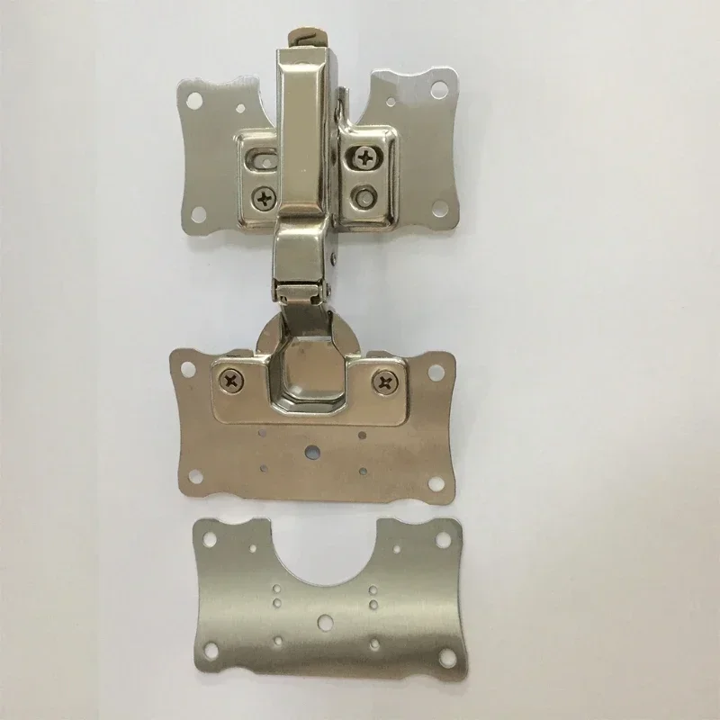 1pcs Cabinet Hinge Repair Plate Kit Stainless Steel Hinge Repair Plate for Protecting Wooden Kitchen Cabinet Door