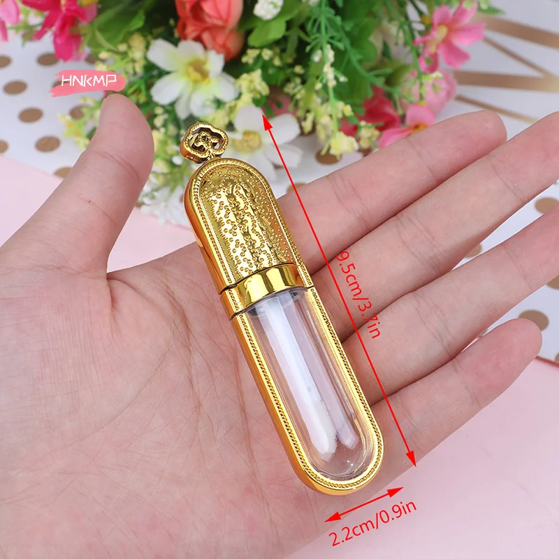 1 قطعة 8 مللي أنبوب ملمع شفاه فارغ قابل لإعادة الملء حاوية زجاجة بلسم الشفاه الجميلة لأحمر الشفاه ومستحضرات التجميل #1