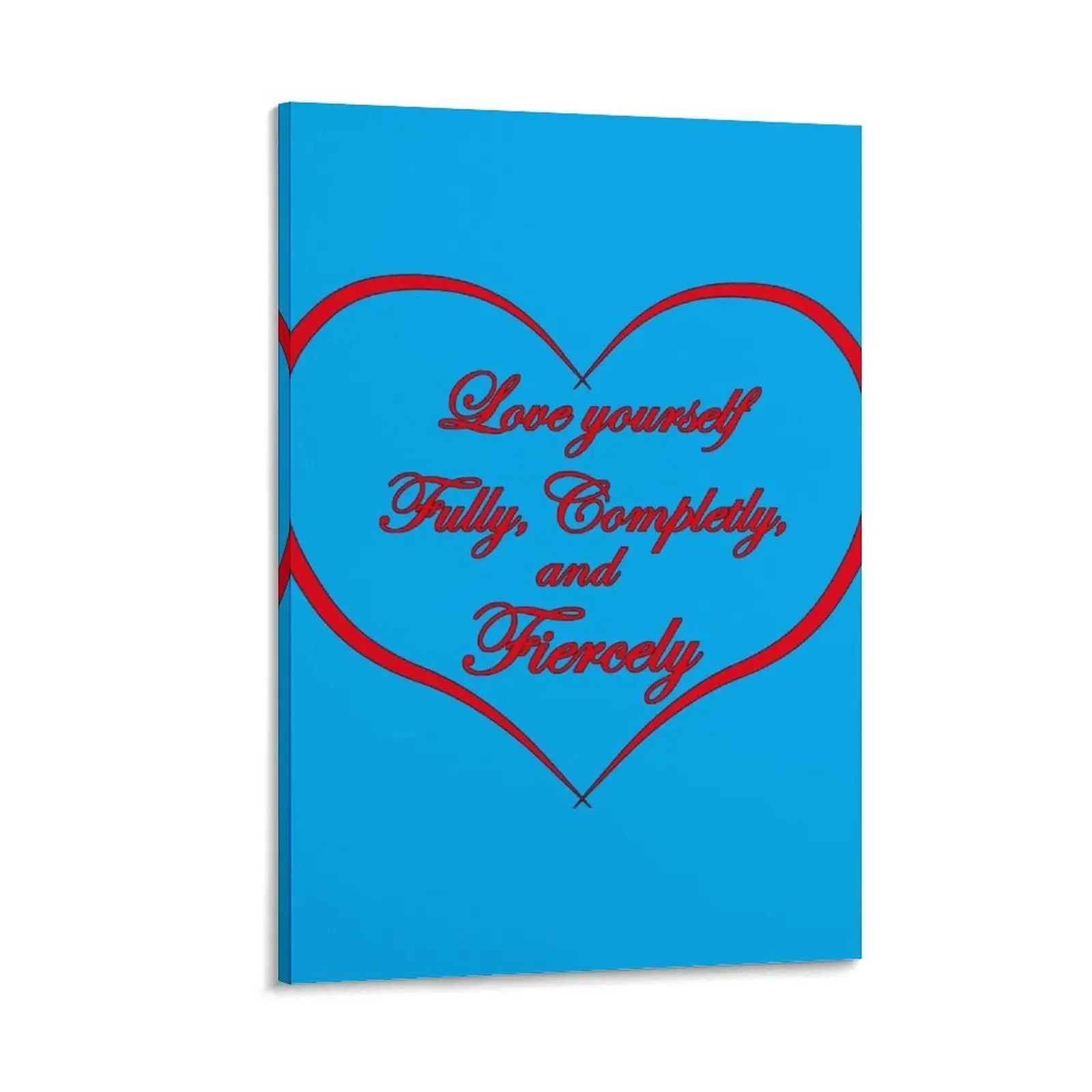 

Love Yourself (Blue) Canvas Painting Decoration house decorations decorative pictures for the room canvas wall decoration
