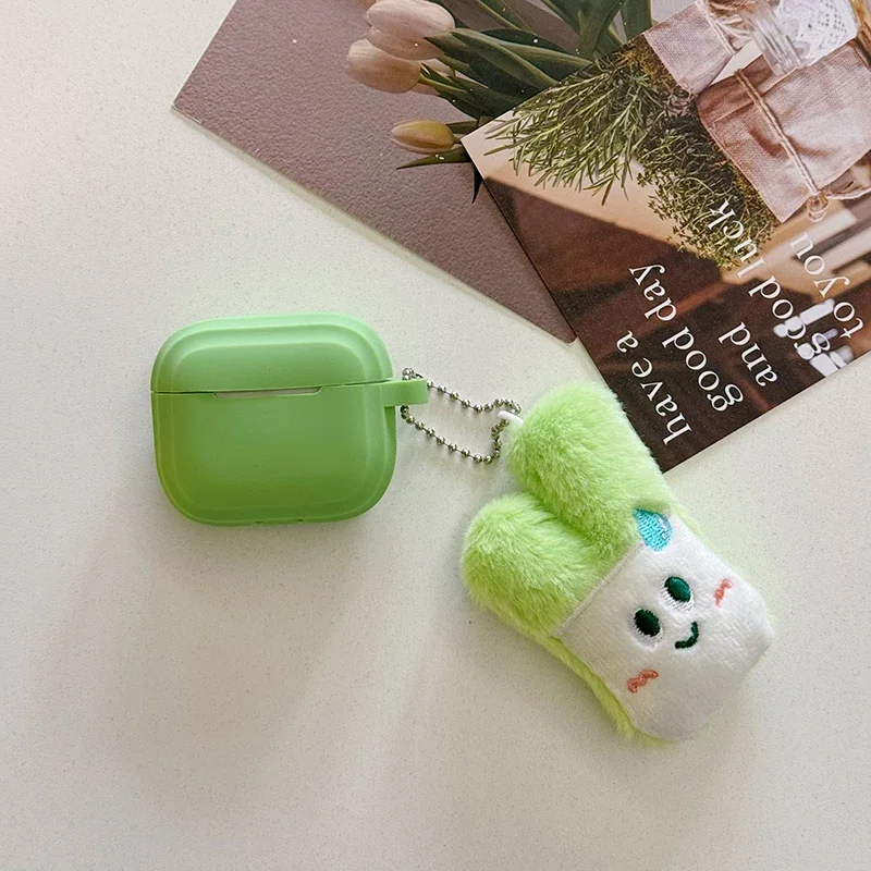 Case with Fluffy Onion Cartoon for Apple AirPods 2 Gen 3 Generation Cover for AirPods Pro 1st 2nd Shell for Air Pods Pro 3