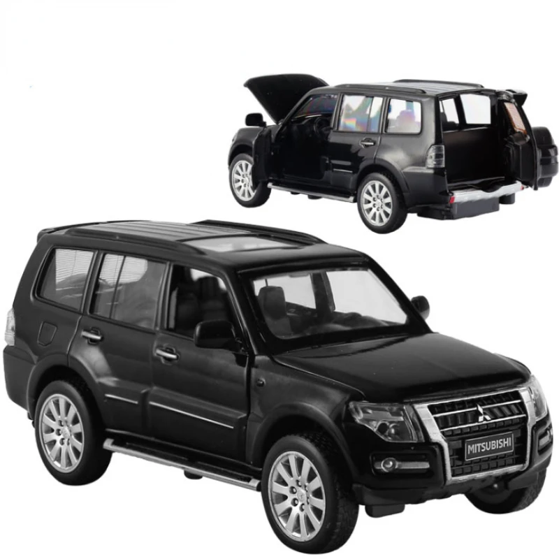 

1:32 Mitsubishi PAJERO Alloy Car Model Diecasts Metal Toy Vehicles Car Model Sound and Light Collection Kids Toy Gift F190