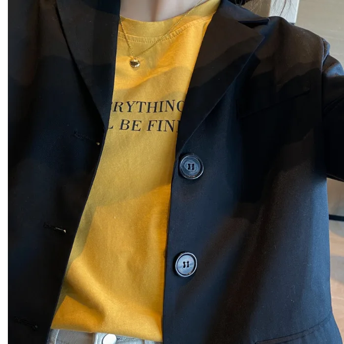 Letters Pink Korean Fashion T-shirt Women O-Neck Print Loose Tops Korean Fashion Y2K Tees Vintage Cheap Clothes Woman Tshirts
