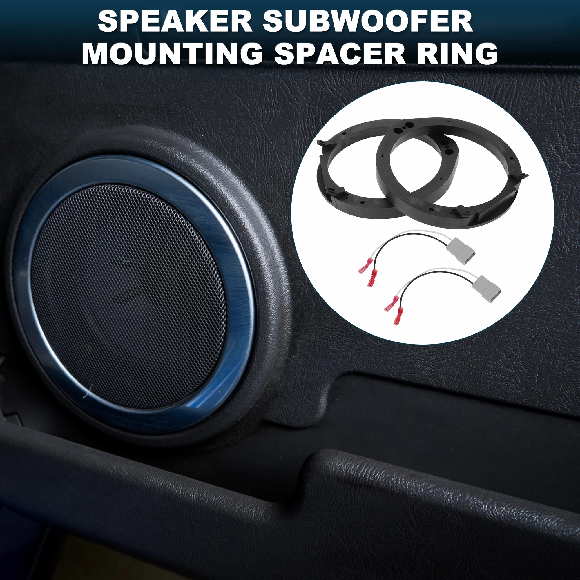 UXCELL Speaker Spacer Ring Tweeter Speaker Spacer Adapter for Honda Civic 06-11 2 Set