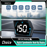 2025 G20 HUD GPS Car Digital Speedometer Head-Up Display Universal Big Font Overspeed Alarm For All Cars Electronic Accessories