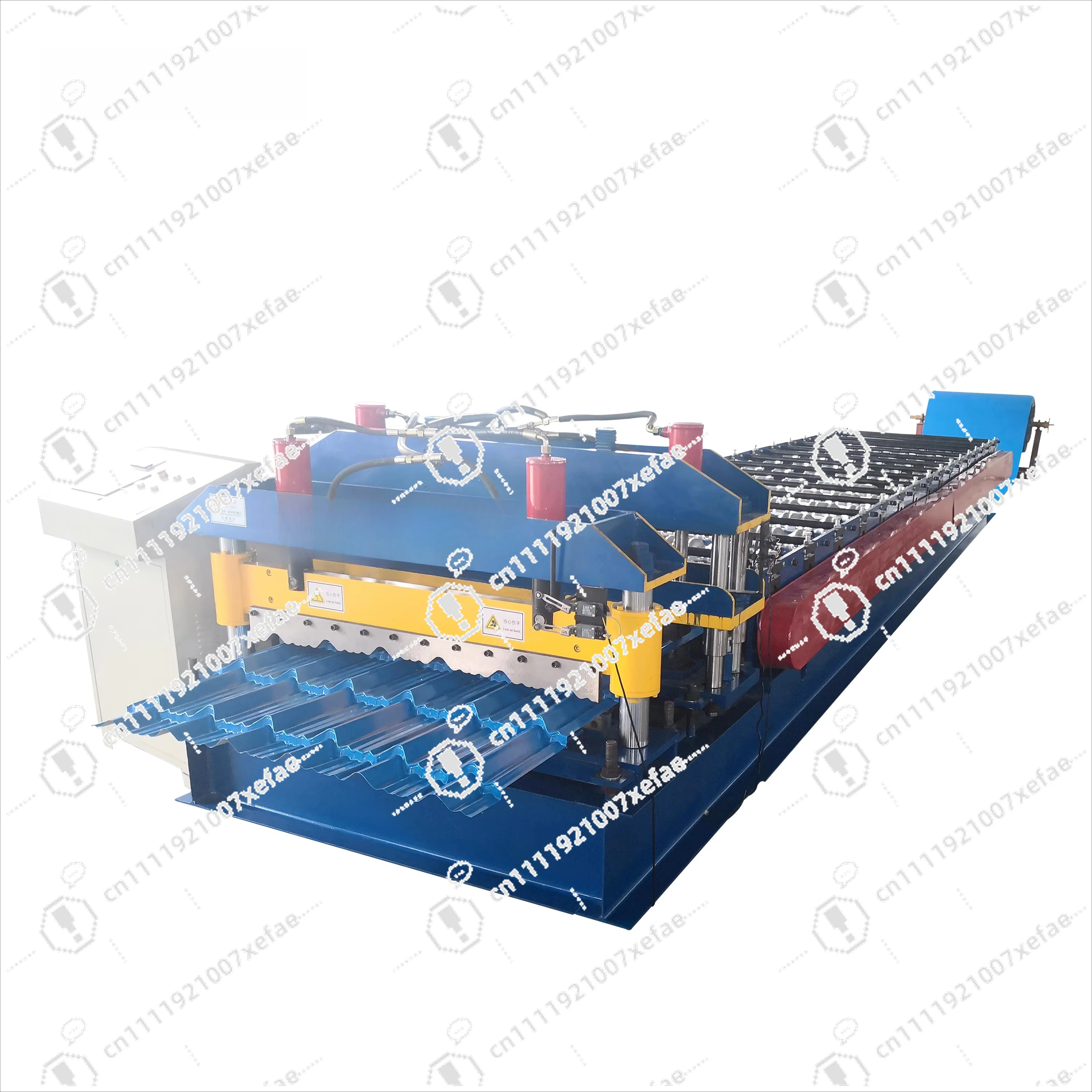 Gear Bearing Motor Tile Roll Forming Machine for Metal Roof Tile Production