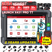 2025 LAUNCH X431 Pro TT 5.0 Elite Bidirectional Scan Tool with Newly Released DBSCar VII Connector, 38+ Reset , ECU Coding,CANFD