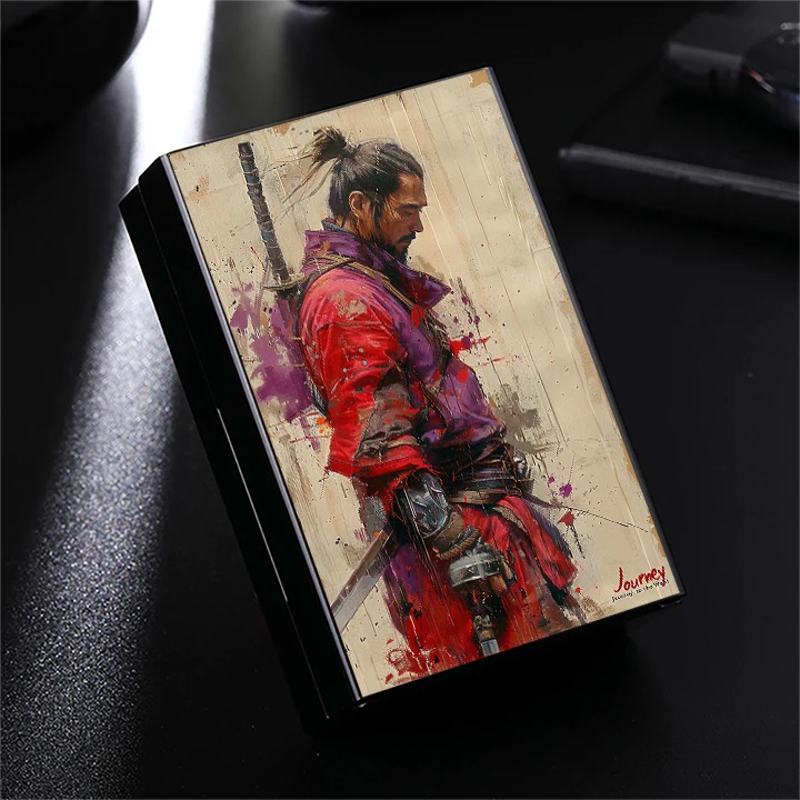 Martial Arts Image Theme, Men\'s Cigarette Case, Cigarette Case, Birthday and Holiday Small Gift Cigarette Case