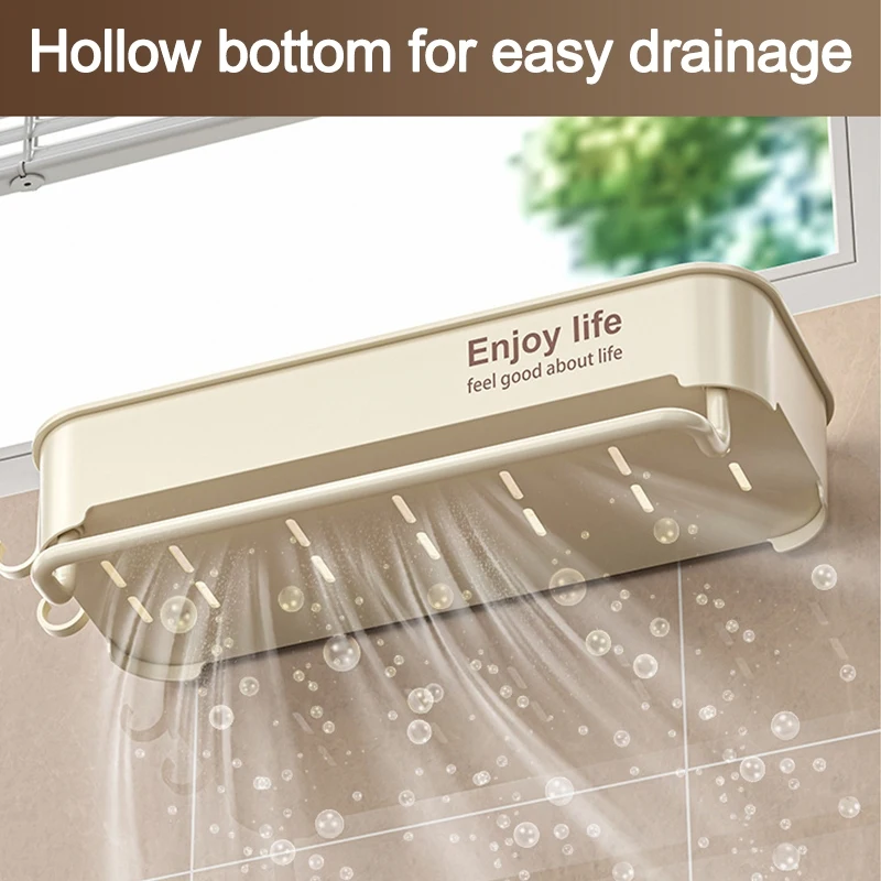 Kitchen Sink Drain Rack Organizer Dish Cloth Sponge Holder Household Faucet Sponge Drain Rack Dishcloth Towel Rack Filter Basket