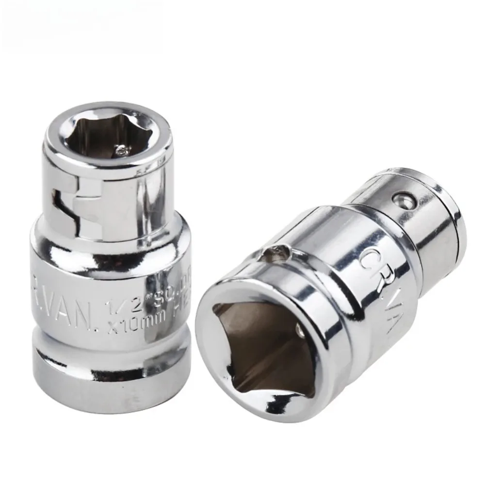 1/4 Zoll 3/8 Zoll 1/2 Zoll Ratschenadapter mit Vierkantantrieb auf 6,3 mm 8 mm 10 mm Sechskant-Schraubendreheradapter – Detail 5