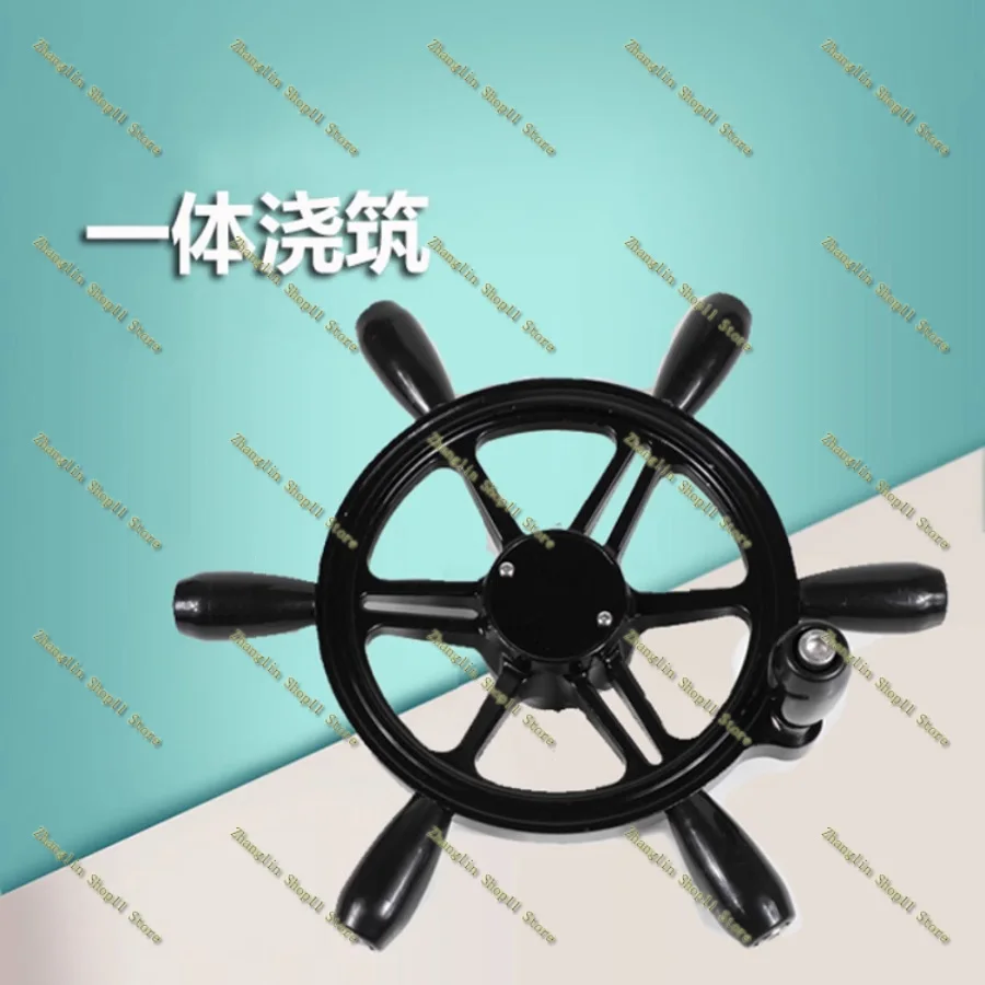 Marine Zinc Alloy Volante, Barco De Direção, Iate, Lancha, Barco De Pesca, Navio De Direção, Acessórios Da Engrenagem De Direção, 6-Spoke