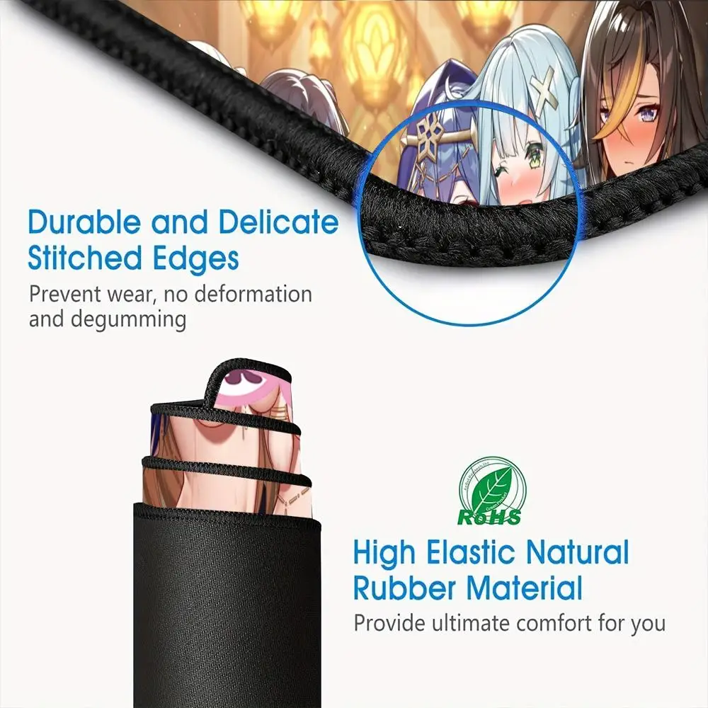 Alfombrilla de ratón Naked Anime Girl, alfombrilla de ratón Sexy, alfombrilla de ordenador Hentai Xxl, alfombrilla de ratón con pechos, alfombra de teclado de Manga, alfombra de ratón japonesa
