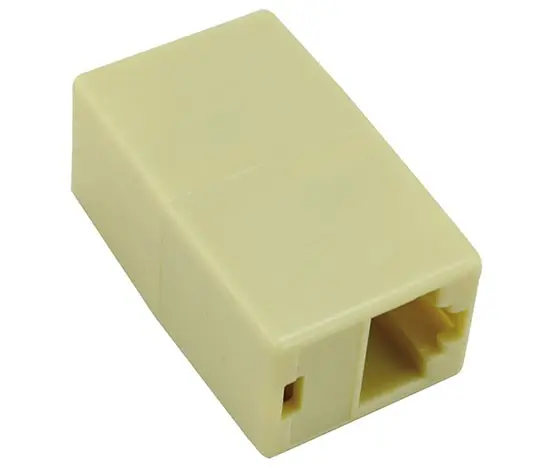 RJ 45 FEMALE/FEMALE INTERMEDIATE APPARATUS (8P/8C INTERMEDIATE)