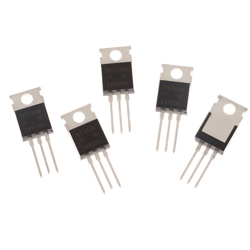 10 Pcs IRFZ44N TO220 IRFZ44NPBF TO-220 IRFZ44 Mosfet Transistor Kit Original 55V 49A MOS Tube