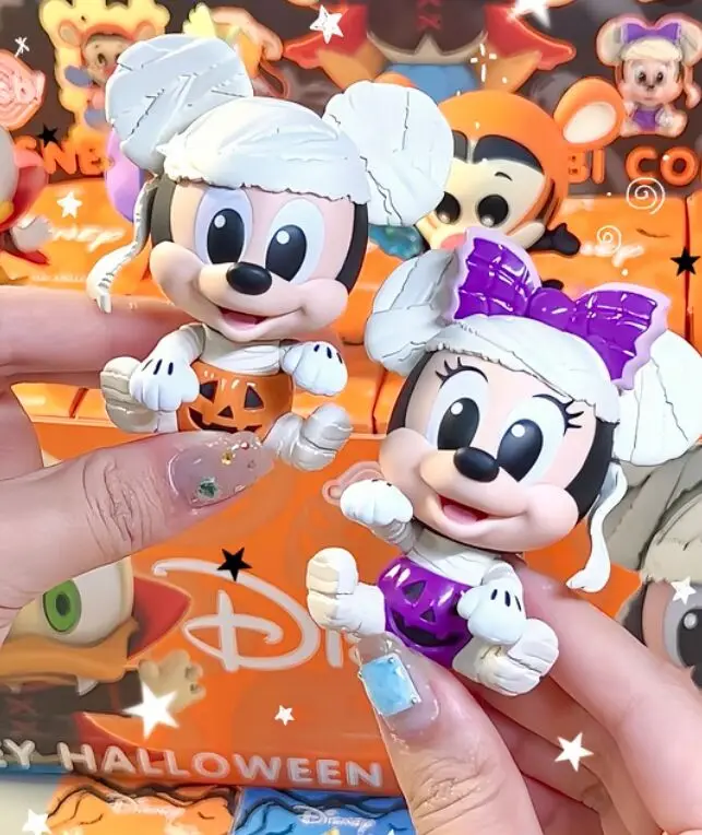 ホットトイズ ディズニー ミッキーと仲間たち パンプキン ハロウィン ブラインドボックス ミステリーフィギュア コスビコレクション 装飾玩具 サプライズギフト用