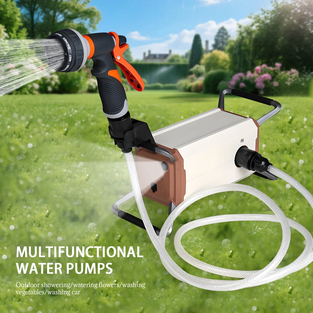 24W Multifunctional Agricultural Water Pump Home Garden Vegetable Irrigator Adjustable Water Flow Vegetable Washer