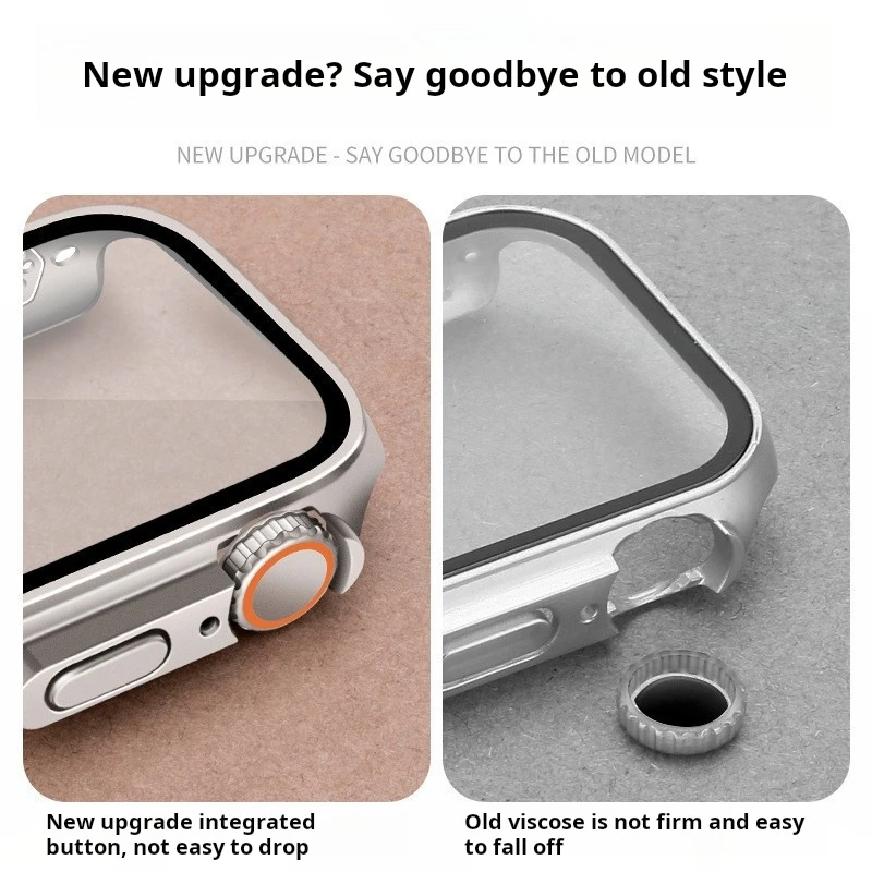 Instant ultra watch case suitable for Apple iWatchs10 watch case modification PC case film integrated s8 protective case