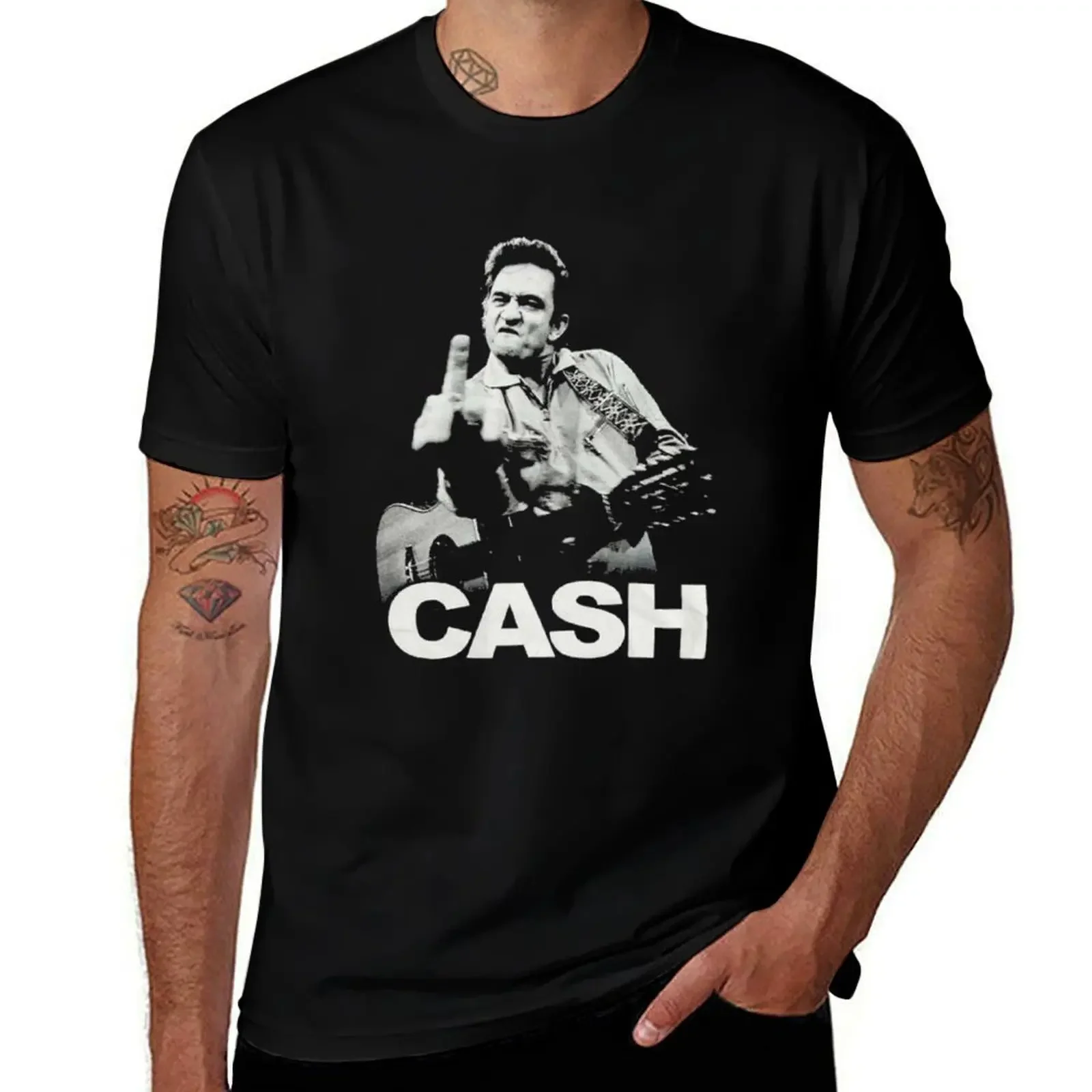 Action The Cash Face T-Shirt man clothes fashion shirts mens designer t shirt