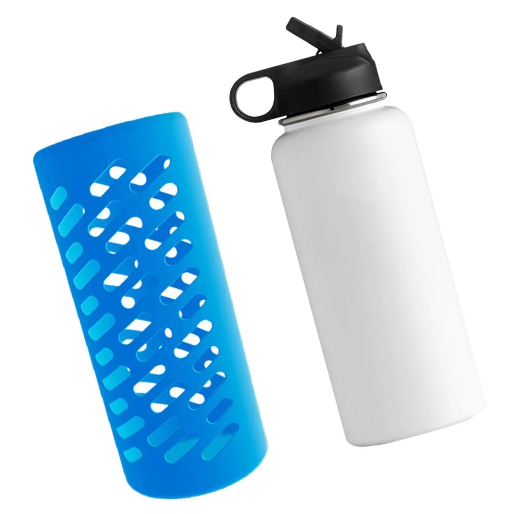 Soft Silicone Protective Sleeve Flexible Stretchable Multi Color Optional Bottle Cover Scratch Shielding Precise Size Matching