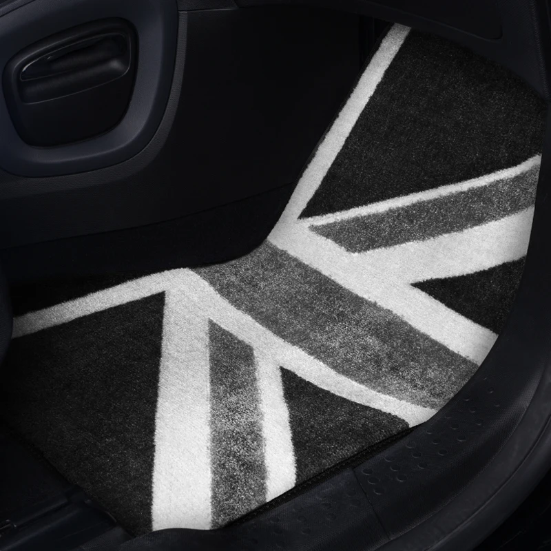 Tappetini per auto per Smart 451 453 Fortwo Forfour Accessori Tappeti per auto personalizzati Tappetini per guida a sinistra Modello Union Jack