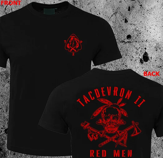 Naval Seals DEVGRU TACDEVRON Red Squadron T-Shirt 100% Cotton O-Neck Short Sleeve Summer Casual Mens T-shirt Size S-3XL