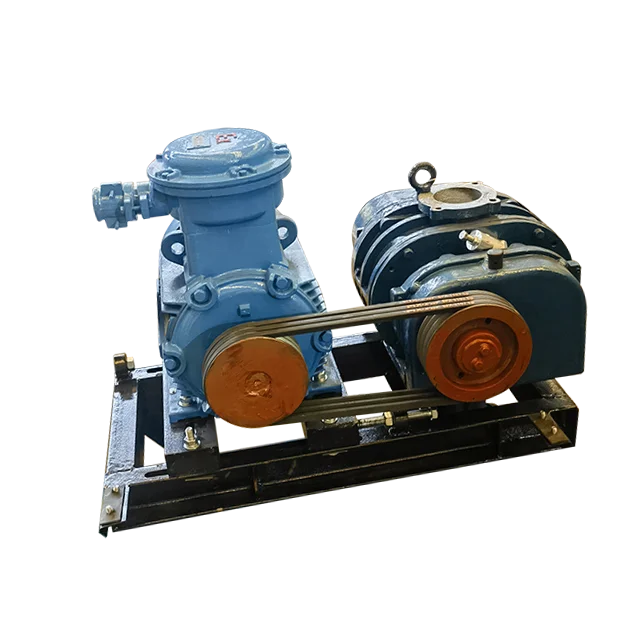 

Big Volume High Pressure Electric Three Lobe Roots air Blower for Flour Transportation