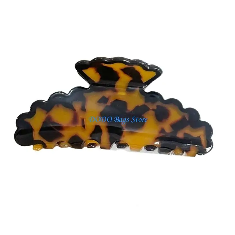 

Elegant Marble Hair Clip Size Lightweight Design Secure Hair Grip For Casual Event