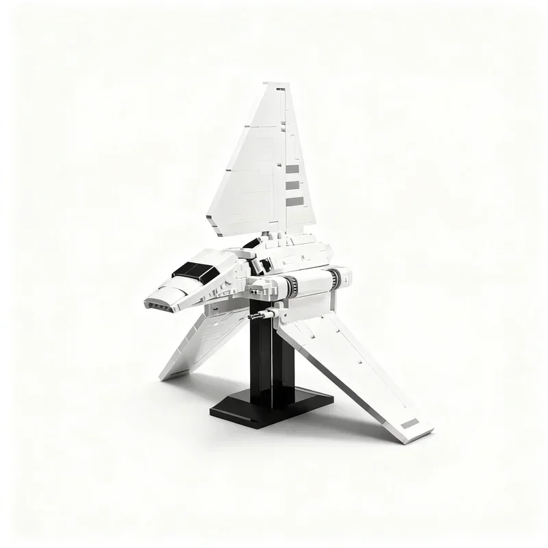 1213PCS MOC Star Battle Movie Impering Lambda Class Model Building Blocks Creative Assembly Display Home Decor Construction Gift